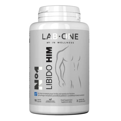 LAB ONE - Libido HIM - 90 kapsułek